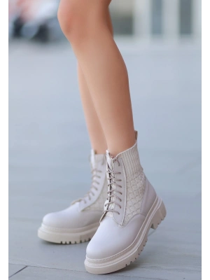 Utag Bej Cilt Bağcıklı Bot