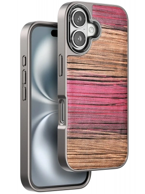 Venco iPhone 16 Wave Kapak - Pembe