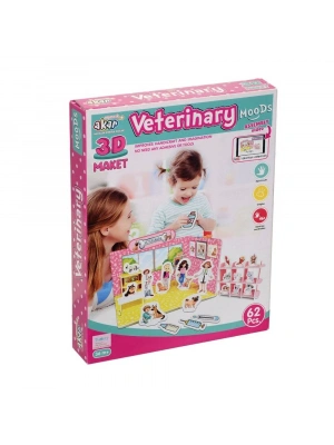 Veteriner Maket 3 Boyutlu Puzzle
