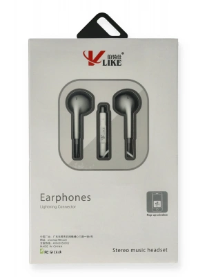 Vlike VK i7 Lightning Bluetooth Kablolu Kulaklık