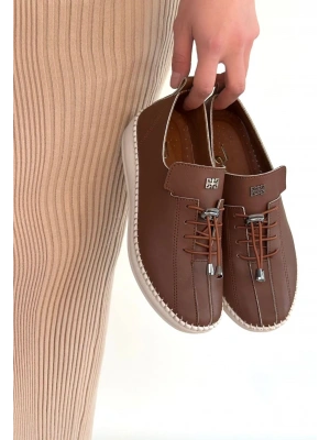 Warte Taba Deri Bağcıklı Spor Ayakkabı