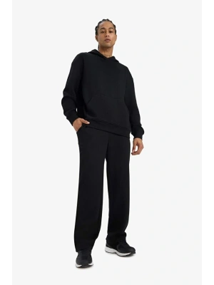 Wide Leg Cepli Geniş Paça Dokulu Eşofman Altı