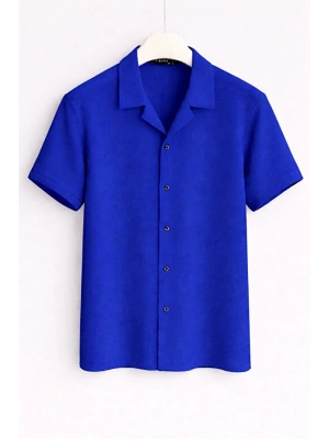Yazlık Kısa Kol Gömlek Premium Kalite Slim Fit Tarz Ürün Nefes Alan Kumaş