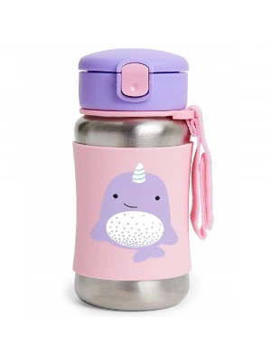 Zoo Pipetli Paslanmaz Çelik Suluk 350 ml Narwhal