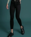 Kadın Siyah Yüksek Bel Beş Cep Gabardin Pantolon Cty-abr-6024
