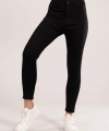 Kadın Siyah Yüksek Bel Beş Cep Gabardin Pantolon Cty-abr-6024