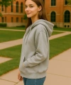Kapüşonlu Oversize Sweatshirt Ceket cty-abr-8682