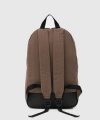 Unisex Etiket Detaylı Düz Fermuarlı Sırt Çantası cty-lbn-3442