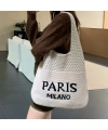 Kadın Örgü Omuz Çantası Paris Milano Örgü