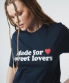 Kadın Baskılı Kısa Kol T-Shirt cty-abr-7143