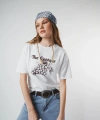 Bisiklet Yaka The Centaur Üzüm Baskılı Kısa Kol Kalın T-shirt cty-lbn-7233