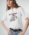 Bisiklet Yaka The Centaur Üzüm Baskılı Kısa Kol Kalın T-shirt cty-lbn-7233
