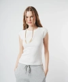 Bisiklet Yaka Basic Ribana Bluz cty-abr-1890