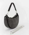 Oval Baget Taşlı Çanta cty-lbn-6440