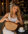 Kadın Hasır Örme Cross Bag Omuz Çantası cty-lbn-1297