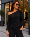 Kadın Oysho Kumaş Düşük Omuz Kolları Geniş Kesim Bluz cty-çtn-29569