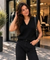 Kadın Triko V Yaka Süveter cty-çtn-9566