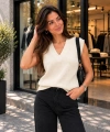 Kadın Triko V Yaka Süveter cty-çtn-9566