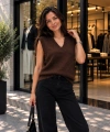 Kadın Triko V Yaka Süveter cty-çtn-9566