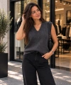 Kadın Triko V Yaka Süveter cty-çtn-9566