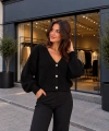 Kadın Triko Düğmeli V Yaka Hırka cty-çtn-60683