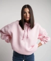 Kadın Kapüşonlu Şardonlu Basic Sweatshirt cty-abr-9151