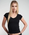 Kadın V Yaka Basic Bluz cty-abr-5171