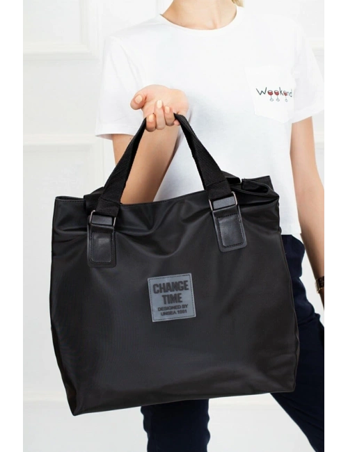 Kadın Siyah Shopper Omuz Çantası Cty-lbn-6004