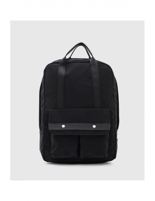 Unisex Önden Cepli Sırt Çantası Su Geçirmez Kumaş Backpack cty-lbn-9239