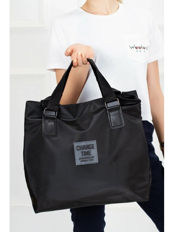 Kadın Siyah Shopper Omuz Çantası Cty-lbn-6004