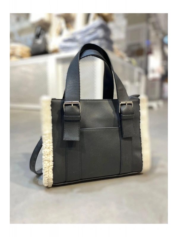 Kadın Kemerli Peluş Detay Kol Ve Omuz Çantası City Çanta Cty-lbn-9285-2