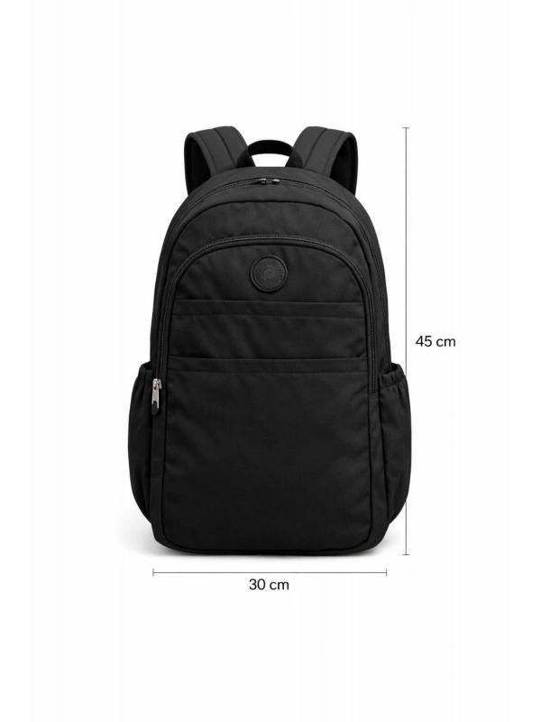 Unisex Krinkıl Okul Sırt Çantası Ortaokul Lise Üniversite Su Geçirmez Kumaş Laptop Cepli cty-lbn-104