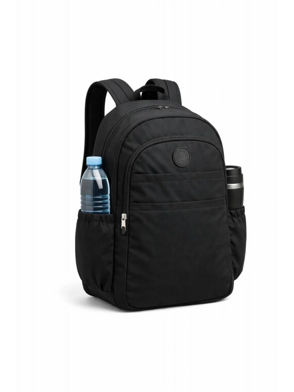 Unisex Krinkıl Okul Sırt Çantası Ortaokul Lise Üniversite Su Geçirmez Kumaş Laptop Cepli cty-lbn-104