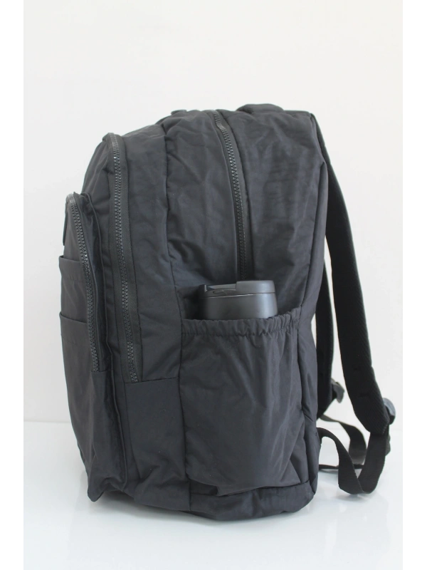 Unisex Krinkıl Okul Sırt Çantası Ortaokul Lise Üniversite Su Geçirmez Kumaş Laptop Cepli cty-lbn-304