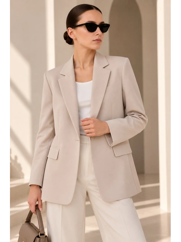 Kadın Oversize Blazer Ceket cty-abr-9000