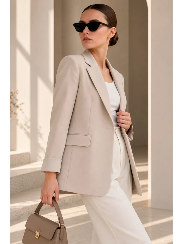 Kadın Oversize Blazer Ceket cty-abr-9000