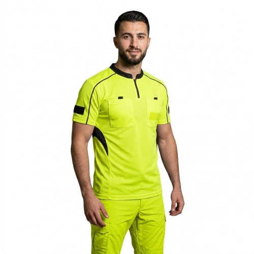 Sarı İL-ADAY Hakem Forması (Kısa Kol)