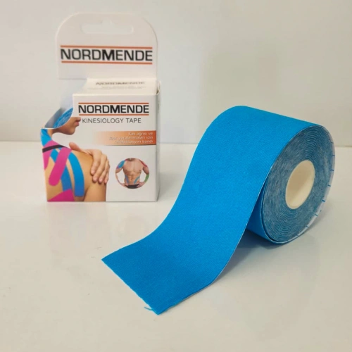 Kınesıo Tape Ağrı Bandı 5cm x 5 Metre - Mavi Renk, Kınesıo Bant, Kinesıology Tape Bant
