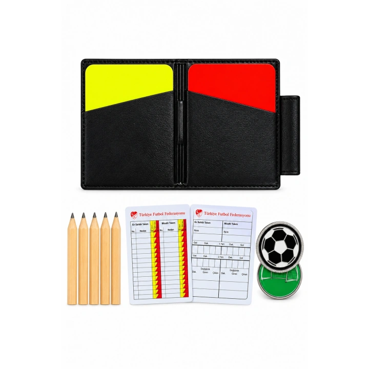 Hakem Mini Maç Seti , Hakem Set, Aday Hakem Seti , Futbol Hakem Seti, 4 Çeşit Ürün