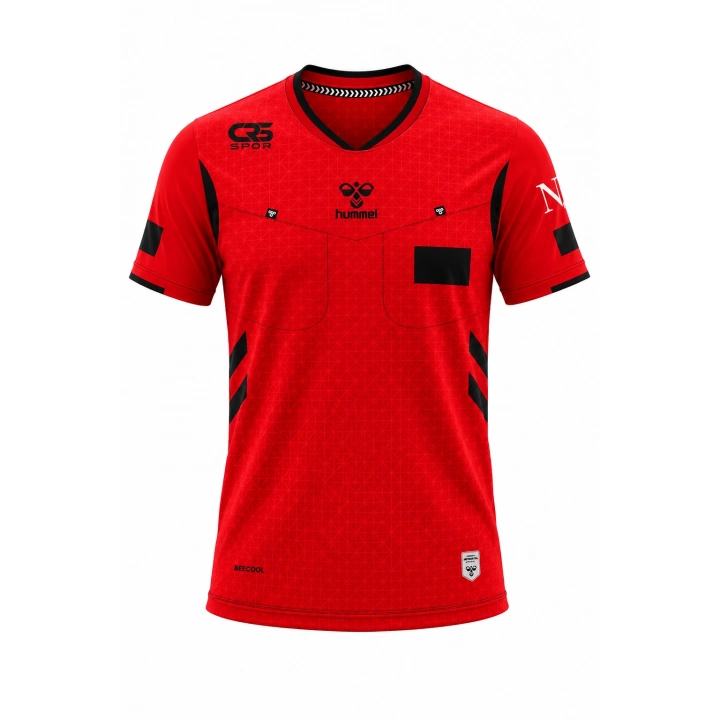 HUMMEL Hakem Forması Kırmızı Kısa Kol 2026-2027