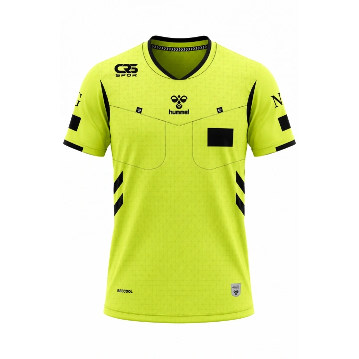 HUMMEL Hakem Forması Sarı Kısa Kol 2026-2027