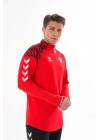Hummel Hakem Antrenman Eşofman Üst, Kırmızı, 24/26