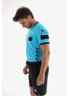 HUMMEL Hakem Forması Mavi Kısa Kol 2024-2026