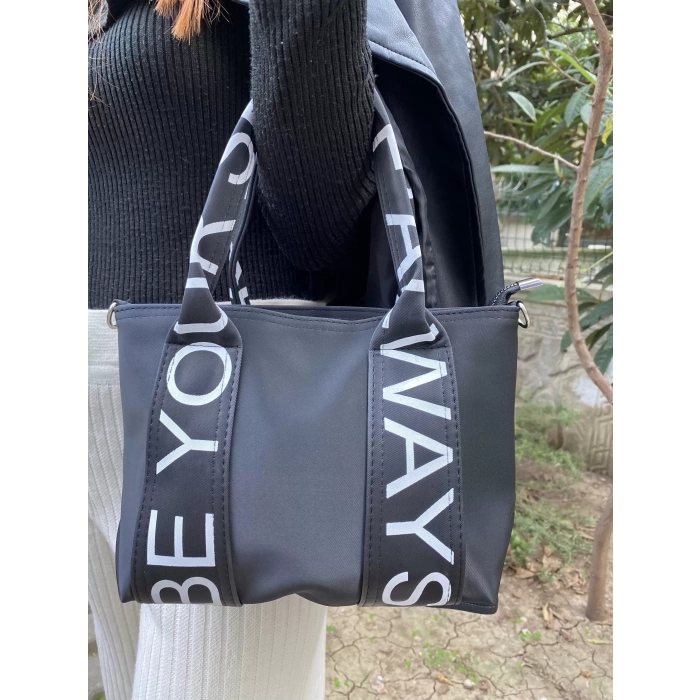 YAZI DETAY TASARIM ÇANTA