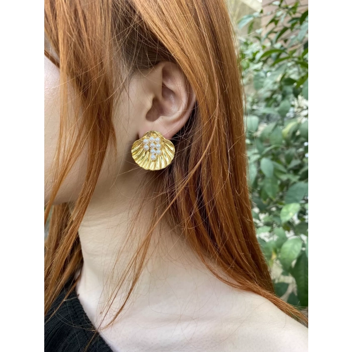 ÇELİK İNCİ MİDYE KÜPE