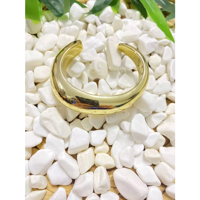 ALTIN RENK ÖZEL SERİ KALIN KELEPÇE BİLEKLİK