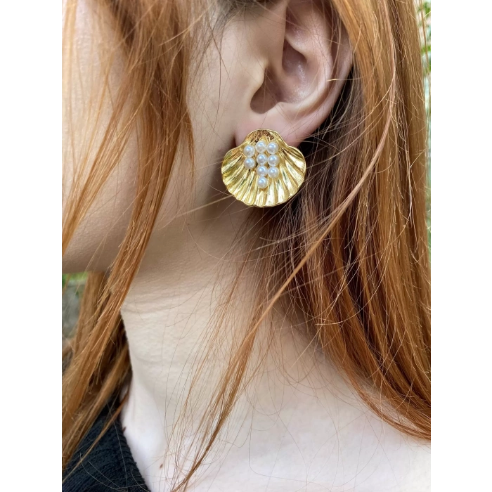 ÇELİK İNCİ MİDYE KÜPE