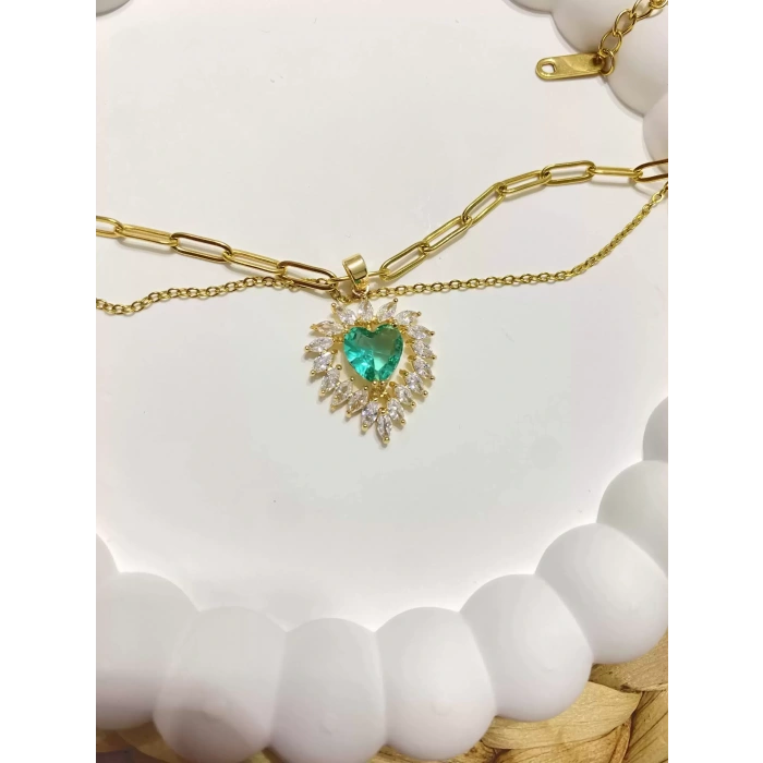 2Lİ ÇELİK KALP FİGÜRLÜ BİLEKLİK