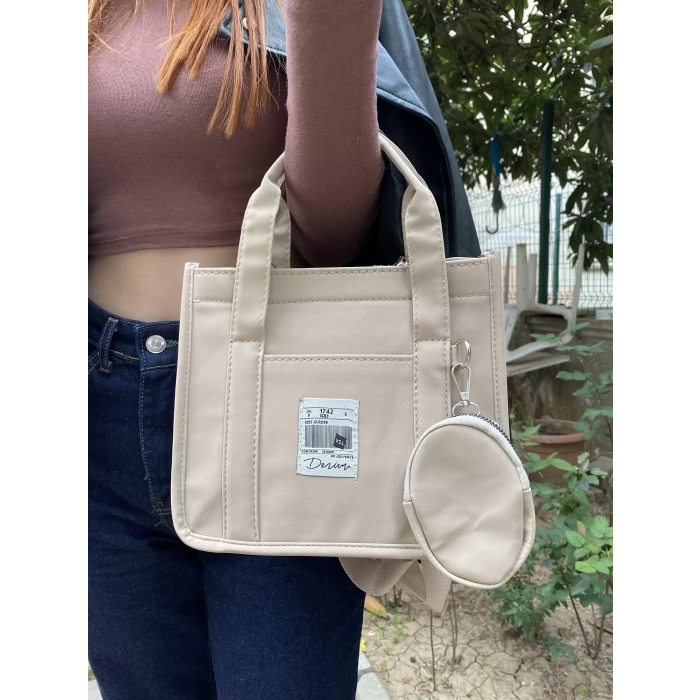 TASARIM CÜZDANLI  EL ve OMUZ KADIN ÇANTASI