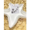 ÇELİK GÜMÜŞ RENK 6LI KÜPE SET